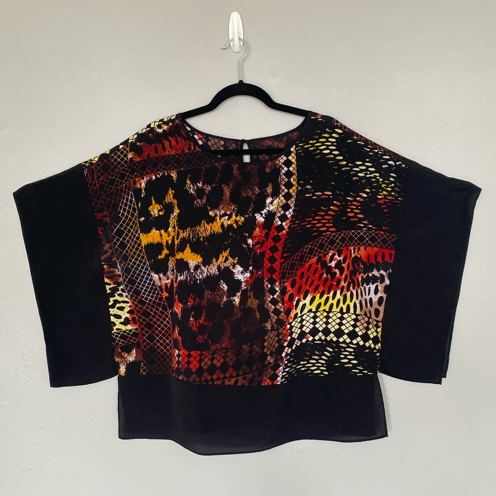 Multi-Color Flair Blouse - Picture 5 of 5